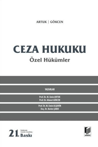 Ceza Hukuku Özel Hükümler (Ciltli) M. Emin Artuk