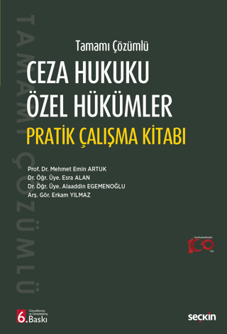 Ceza Hukuku Özel Hükümler Pratik Çalışma Kitabı Mehmet Emin Artuk