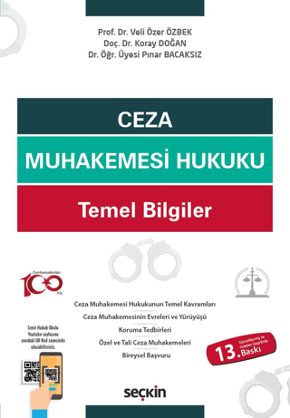 Ceza Muhakemesi Hukuku Temel Bilgiler Pınar Bacaksız