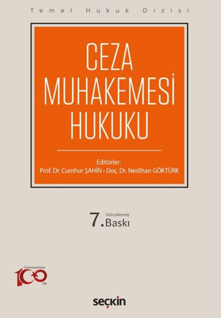 Ceza Muhakemesi Hukuku (THD) Cumhur Şahin