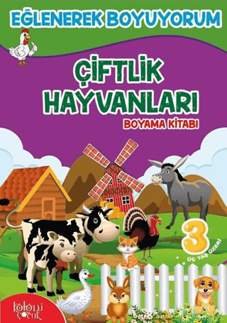 Çiftlik Hayvanları Boyama Kitabı Hatice Nurbanu Karaca