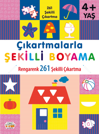 Çıkartmalarla Şekilli Boyama - Rengarenk 261 Şekilli Çıkartma Kolektif