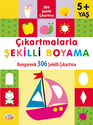 Çıkartmalarla Şekilli Boyama - Rengarenk 306 Şekilli Çıkartma Kolektif