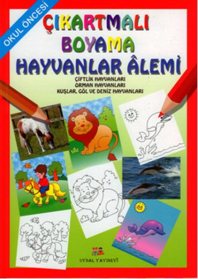 Çıkartmalı Boyama - Hayvanlar Alemi %30 indirimli Asım Uysal