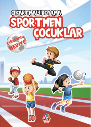 Sportmen Çocuklar - Çıkartmalı Boyama Kolektif