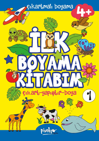 Çıkartmalı İlk Boyama Kitabım 1 - 4+ Yaş Buçe Dayı