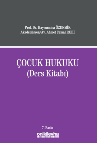 Çocuk Hukuku (Ders Kitabı) Ahmet Cemal Ruhi