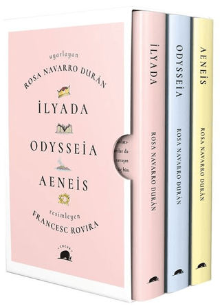 Çocuklar İçin Destanlar: İlyada - Odysseia - Aeneis (3 Kitap Takım) Ho