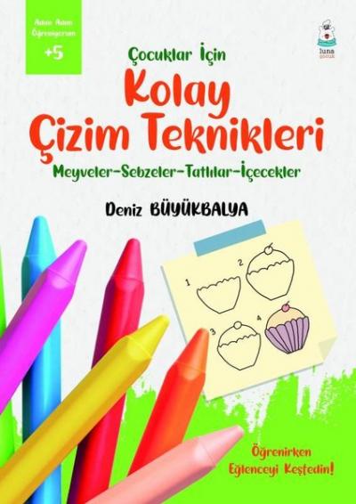 Çocuklar için Kolay Çizim Teknikleri - Adım Adım Öğreniyorum +5 Deniz 