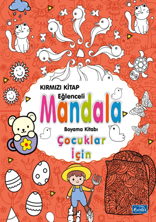 Çocuklar İçin Mandala Kırmızı Kolektif