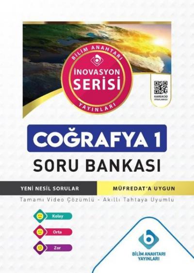 Bilim Anahtarı Yayınları Coğrafya 1 Soru Bankası Kolektif