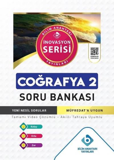 Bilim Anahtarı Yayınları Coğrafya 2 Soru Bankası Kolektif