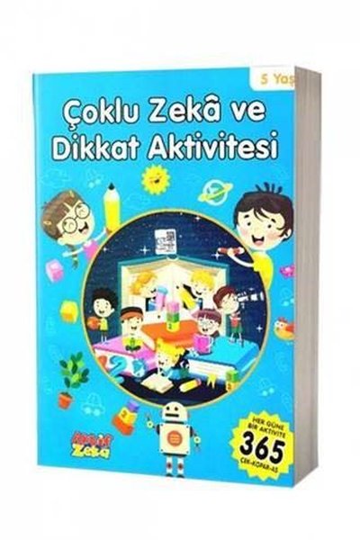 5 Yaş Çoklu Zeka ve Dikkat Aktivitesi - Mavi Kitap Kolektif