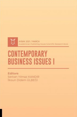 Contemporary Business Issues I (AYBAK 2021 Mart) Serkan Yılmaz Kandır