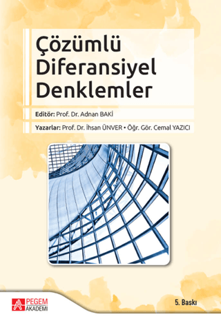 Çözümlü Diferansiyel Denklemler Adnan Baki