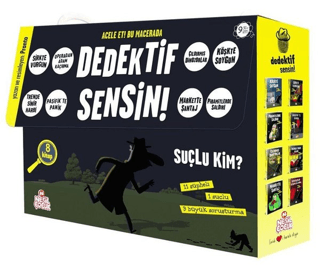 Dedektif Sensin! (İki Set Bir Arada 8 Kitap Takım) Pronto