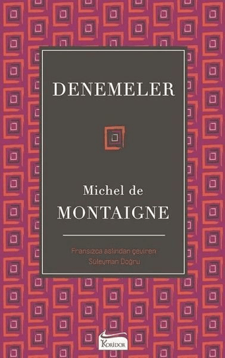 Denemeler (Ciltli) Michel de Montaigne