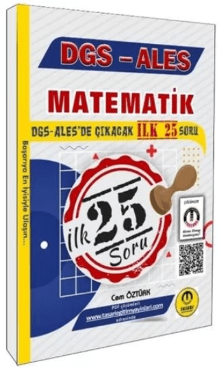 DGS ALES Matematik İlk 25 Çıkacak Soru Çözümlü Cem Öztürk