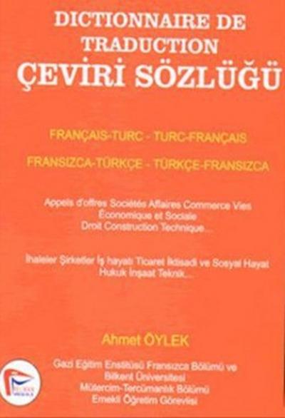 Dictinonnaire De Traduction Çeviri Sözlüğü Ahmet Öylek