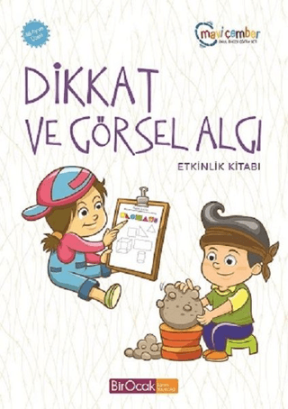 Dikkat ve Görsel Algı Etkinlik Kitabı (48 Ay ve Üzeri) - Mavi Çember O