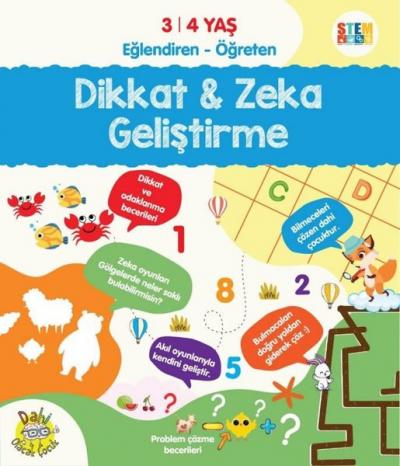 Dikkat ve Zeka Geliştirme 3-4 Yaş Eğlendiren - Öğreten Fethi Gürbüz