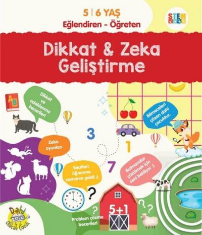 Dikkat ve Zeka Geliştirme 5-6 Yaş Eğlendiren - Öğreten Fethi Gürbüz