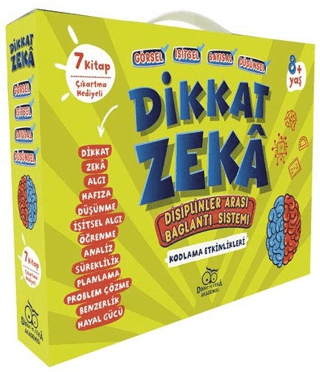 Dikkat Zeka 2. Sınıf Seti - 8 Yaş (7 Kitap Takım) Mehmet Türkdoğan