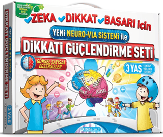 Dikkati Güçlendirme Seti 3 Yaş - Yeni Neoro - Via Sistemi İle Kolektif