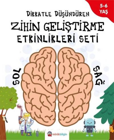 Dikkatle Düşündüren Zihin Geliştirme Etkinlikleri Seti (4 Kitap Takım)