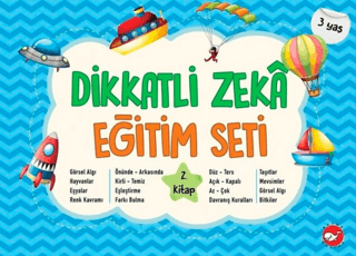 Dikkatli Zeka Eğitim Seti 2. Kitap (3 Yaş) Neşe Duran