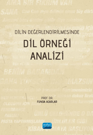 Dilin Değerlendirilmesinde Dil Örneği Analizi Funda Acarlar