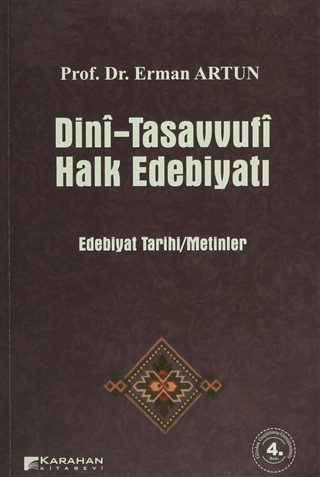 Dini-Tasavvufi Halk Edebiyatı %15 indirimli Erman Artun