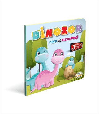 Dinozor Dino ve Kız Kardeşi - 3 Boyutlu Hareketli Kitap Kolektif