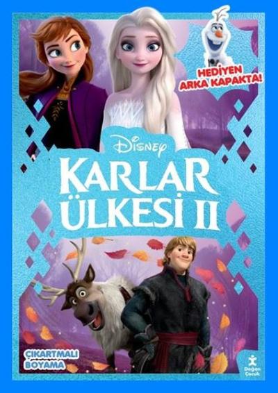 Disney Karlar Ülkesi 2 -Parti Zamanı Çıkartmalı Boyama Kitabı Kolektif