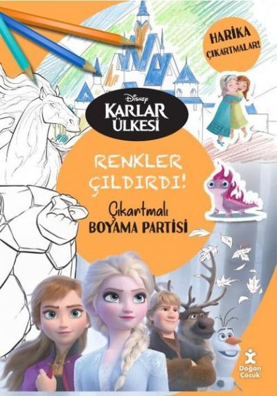 Disney Karlar Ülkesi Renkler Çıldırdı! Çıkartmalı Boyama Partisi Kolek