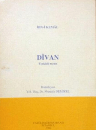 Divan - Tenkidli Metin İbn-i Kemal