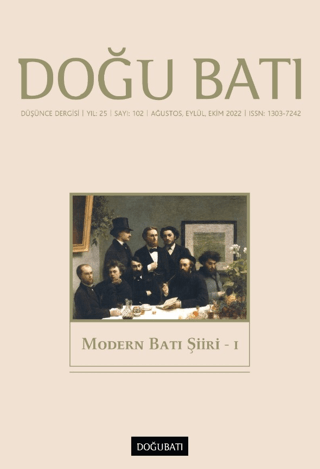 Doğu Batı Düşünce Dergisi Yıl: 25 Sayı: 102 - Modern Batı Şiiri 1