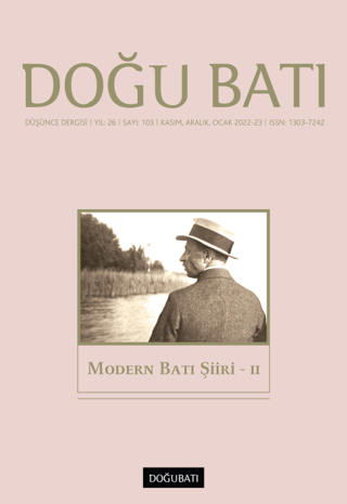 Doğu Batı Düşünce Dergisi Yıl: 26 Sayı: 103 - Modern Batı Şiiri 2