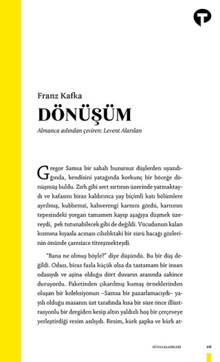 Dönüşüm Franz Kafka