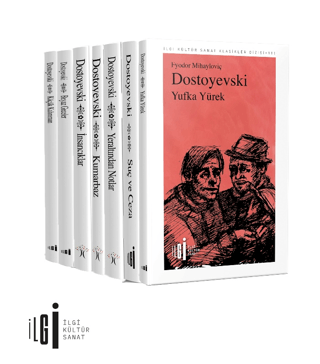 Dostoyevski Seti - 7 Kitap Takım Fyodor Mihayloviç Dostoyevski