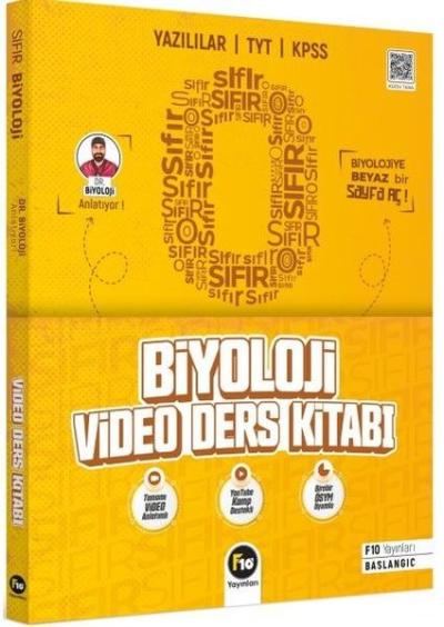 Dr. Biyoloji Barış Hoca Zero Serisi Biyoloji Video Ders Kitabı Barış H