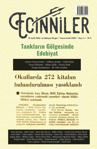 Ecinniler: İki Aylık Kültür ve Edebiyat Dergisi Sayı: 6 Tankların Gölg