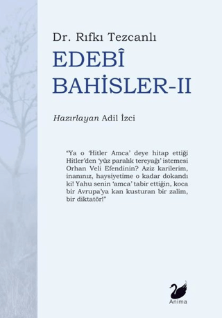 Edebi Bahisler - 2 Rıfkı Tezcanlı