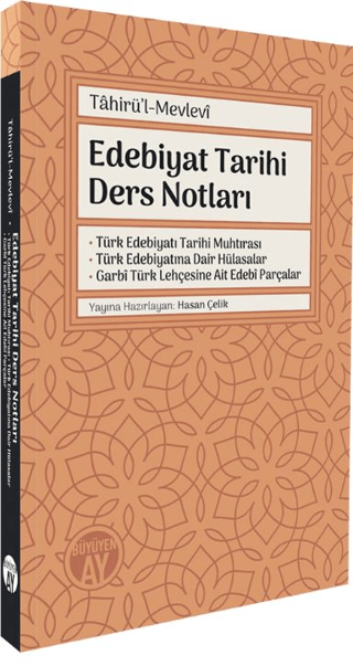 Edebiyat Tarihi Ders Notları Tahirü’l-Mevlevi