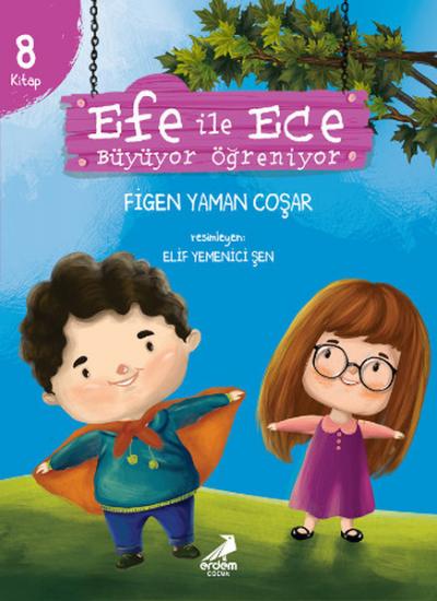 Efe ile Ece Büyüyor Öğreniyor (8 Kitap Set) Figen Yaman Coşar