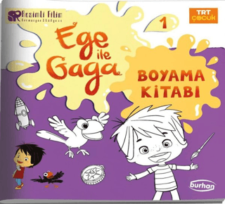 TRT Çocuk Ege ile Gaga Boyama Kitabı 1 Kolektif