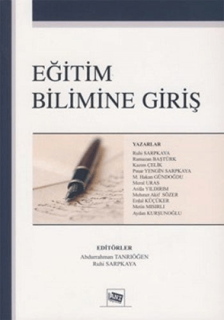 Eğitim Bilimine Giriş %15 indirimli Ruhi Sarpkaya