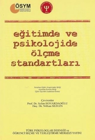 Eğitimde ve Psikolojide Ölçme Standartları Kollektif