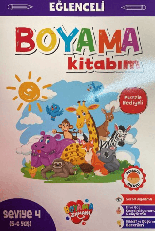 Eğlenceli Boyama Kitabım - Turuncu Kitap Kolektif