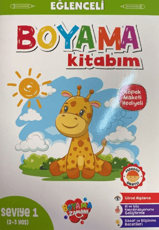 Eğlenceli Boyama Kitabım - Mavi Kitap Kolektif